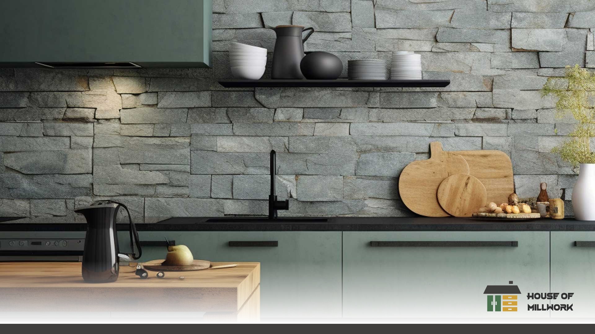 Checklist for measuring your kitchen featuring flat-pack RTA cabinet assembly on the shop floor.