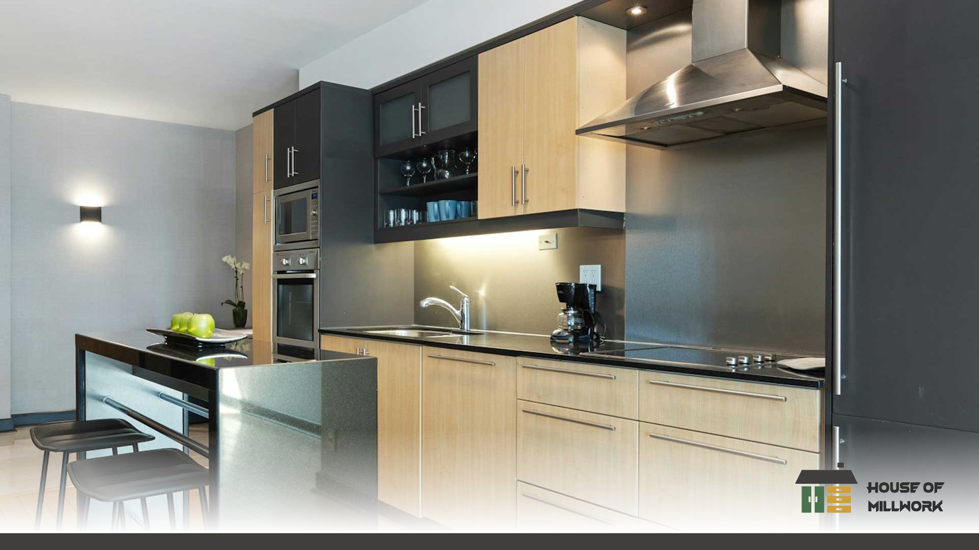 Building a bathroom vanity with flat pack cabinets featuring an undermount sink installation.