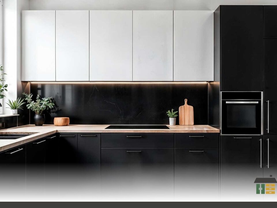 Custom shaker-door kitchen cabinets highlighting luxury features in the Canadian market.