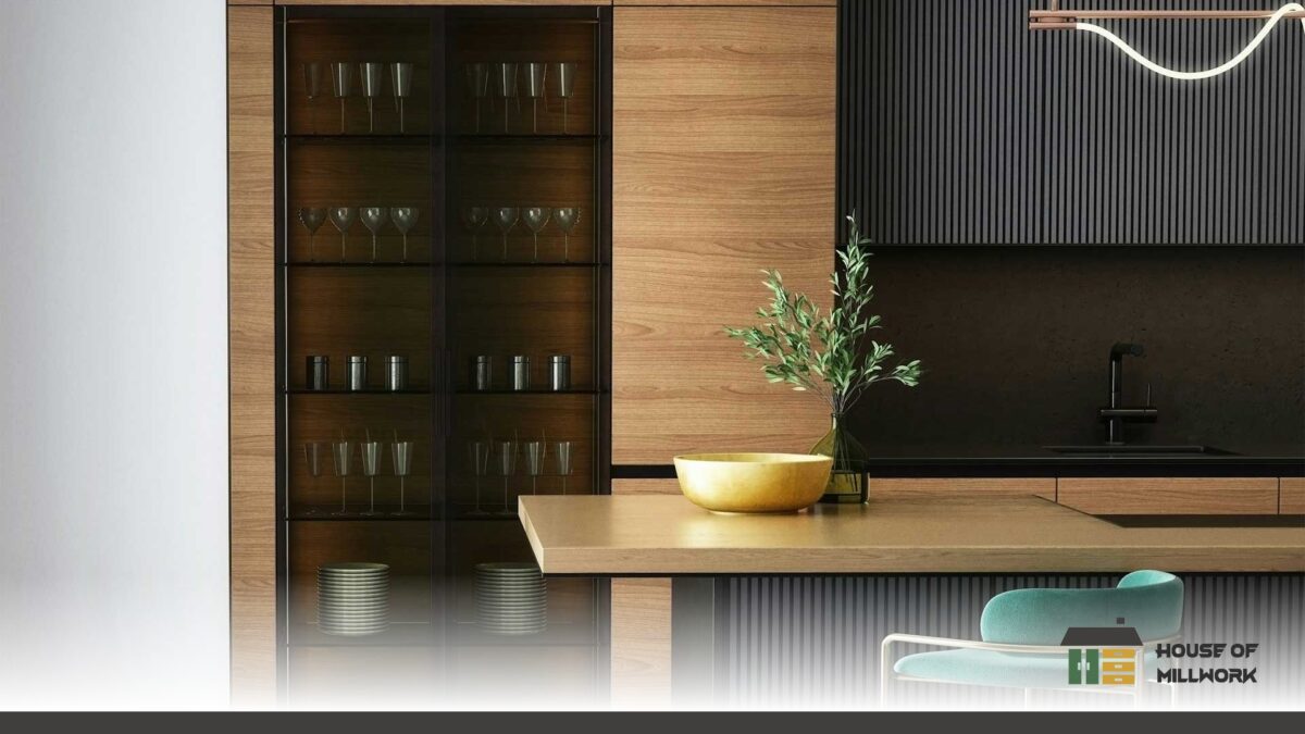 Premade cabinets explained with a modern custom shaker-door kitchen in matte white and handles.
