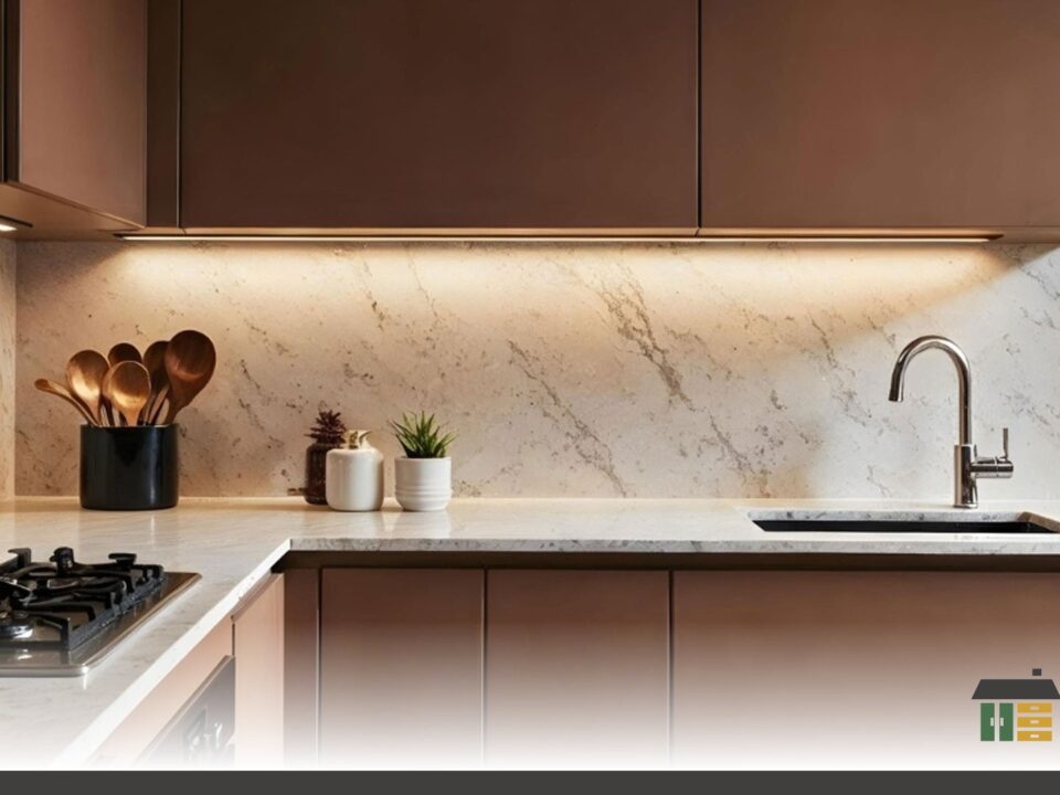 Budgeting a kitchen remodel in BC featuring custom shaker-door kitchens with matte white cabinets and handles.